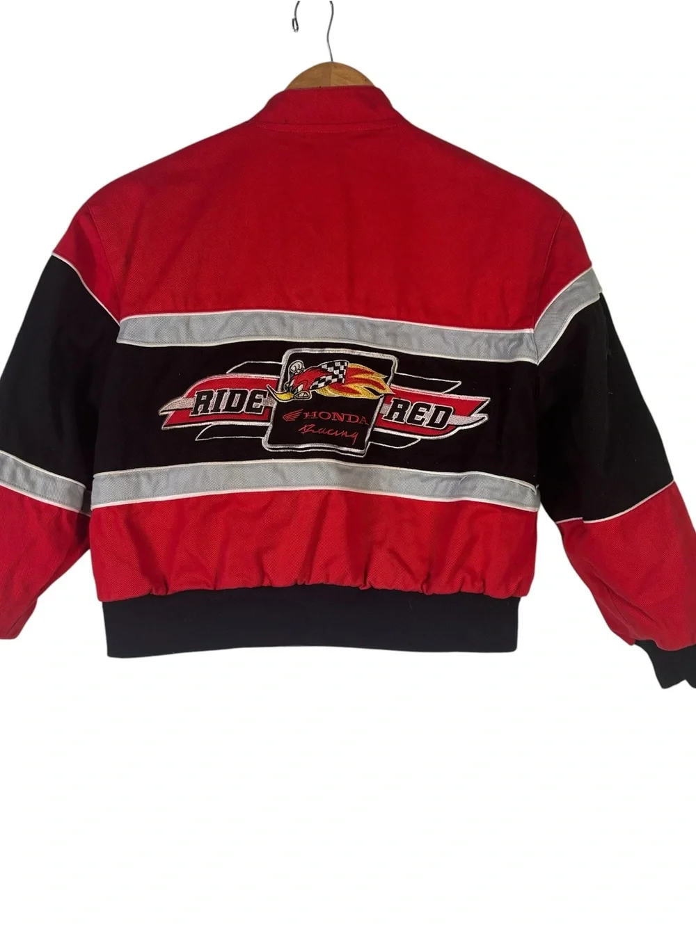JH Design Vintage Honda Racing Embroidered Jacket Youth XL